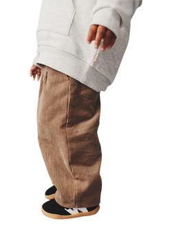 WHEAT Kids' Suede Barres Trainers, Black - view 2, Black