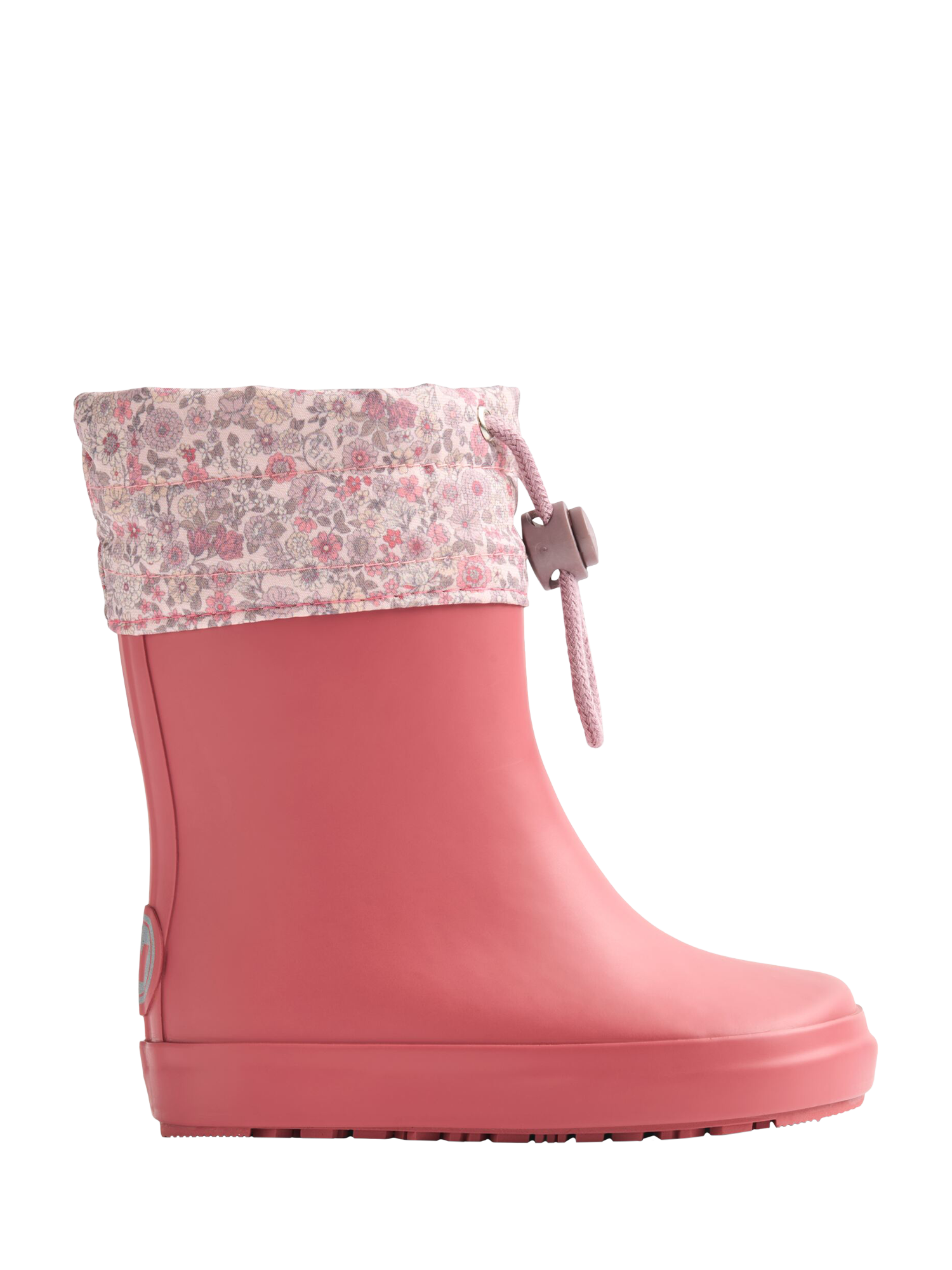 Product image 1 of 5, which shows WHEAT Kids' Barefoot Rubber Wellington Boots, Raspberry, EU22