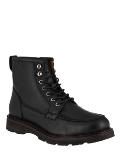 Jones Bootmaker Essex Lace Up Leather Ankle Boots - view 2, Black