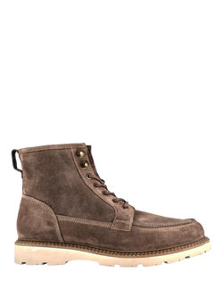 Jones Bootmaker Essex Lace Up Suede Ankle Boots, Taupe