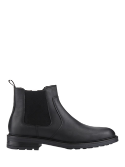 Jones Bootmaker Feltham Leather Chelsea Boots, Black