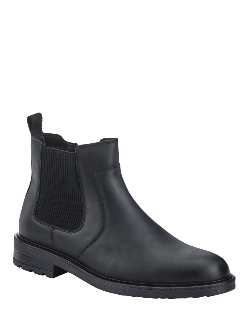 Product image 2 of 5, which shows Jones Bootmaker Feltham Leather Chelsea Boots, Black, 8