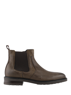 Jones Bootmaker Feltham Leather Chelsea Boots, Khaki