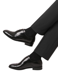 Jones Bootmaker Canterbury Leather Oxford Shoes - view 2, Black