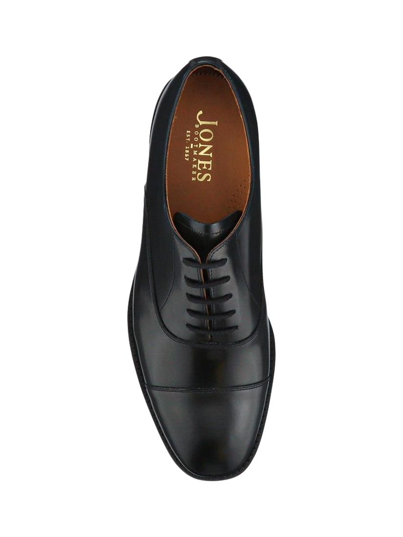 Product image 5 of 6, which shows Jones Bootmaker Canterbury Leather Oxford Shoes, Black, 8.5