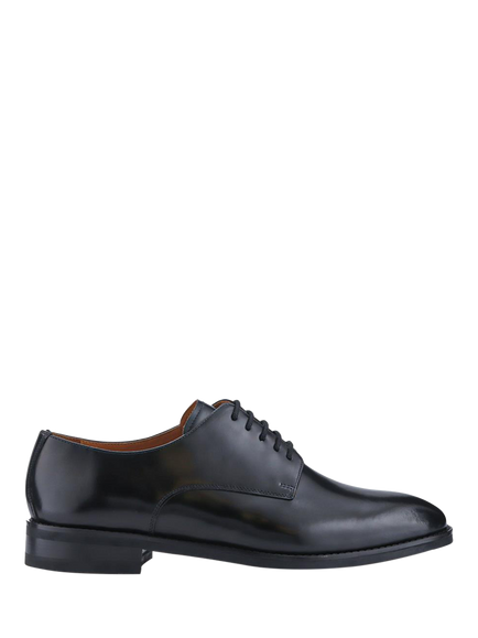 Jones Bootmaker Chesterfield Leather Derby Shoes, Black