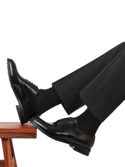 Jones Bootmaker Chesterfield Leather Derby Shoes - view 2, Black