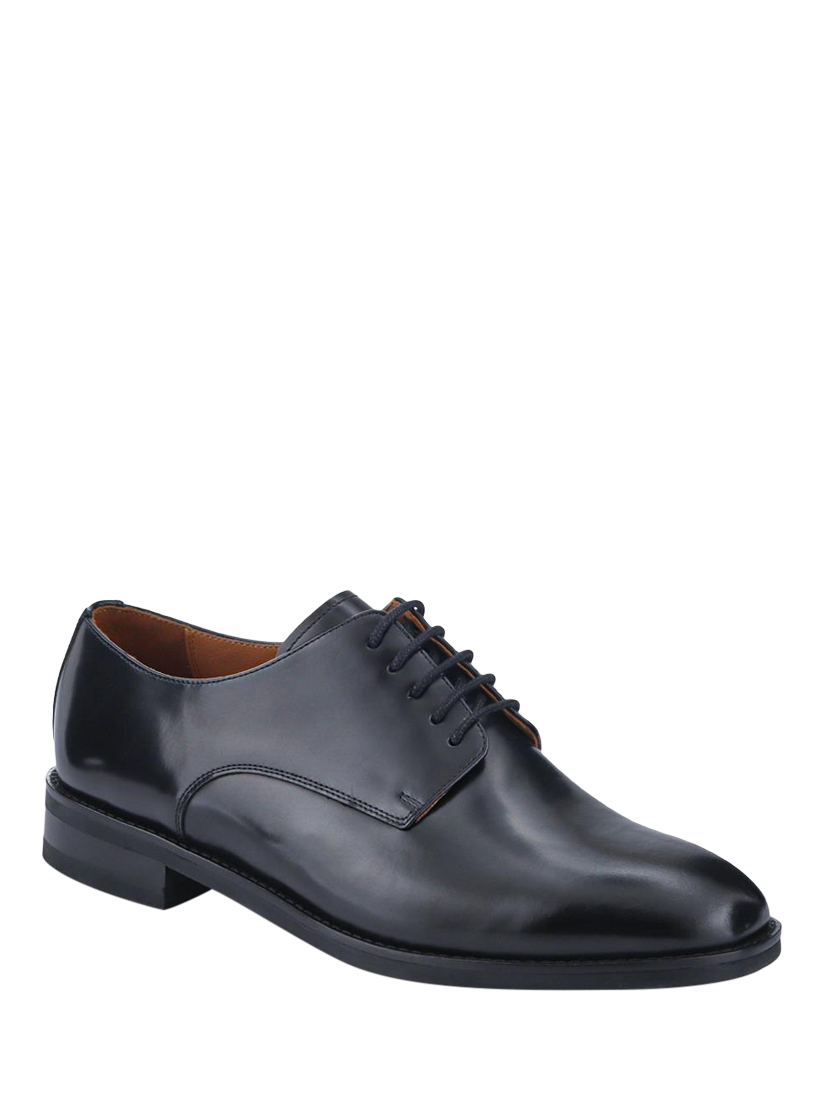 Product image 3 of 6, which shows Jones Bootmaker Chesterfield Leather Derby Shoes, Black, 6