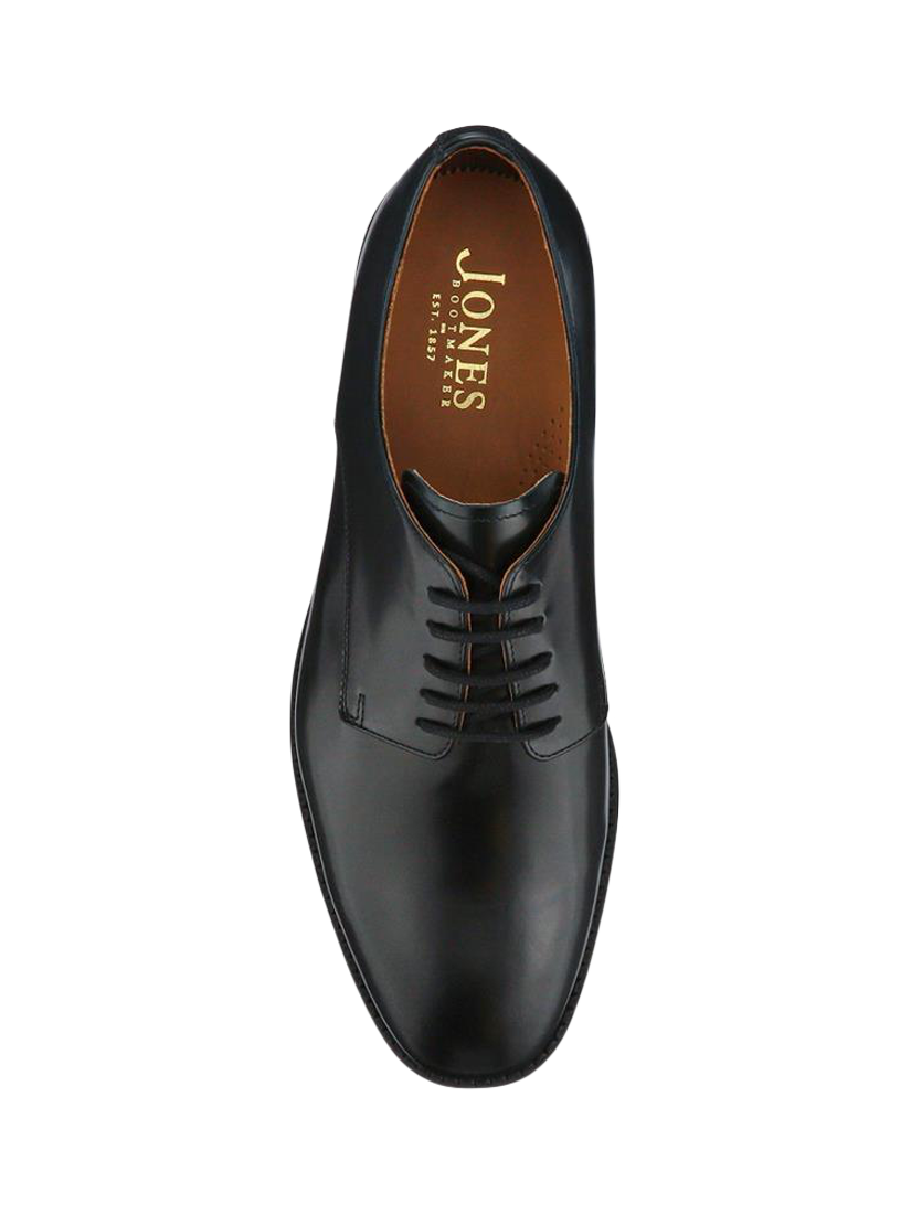 Product image 5 of 6, which shows Jones Bootmaker Chesterfield Leather Derby Shoes, Black, 6
