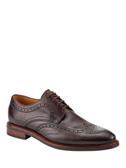 Jones Bootmaker Longwood Leather Brogues - view 2, Dark Brown