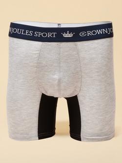 Joules Crown Joules Boxers, Pack of 2, Black/Grey - view 2, Black/Grey
