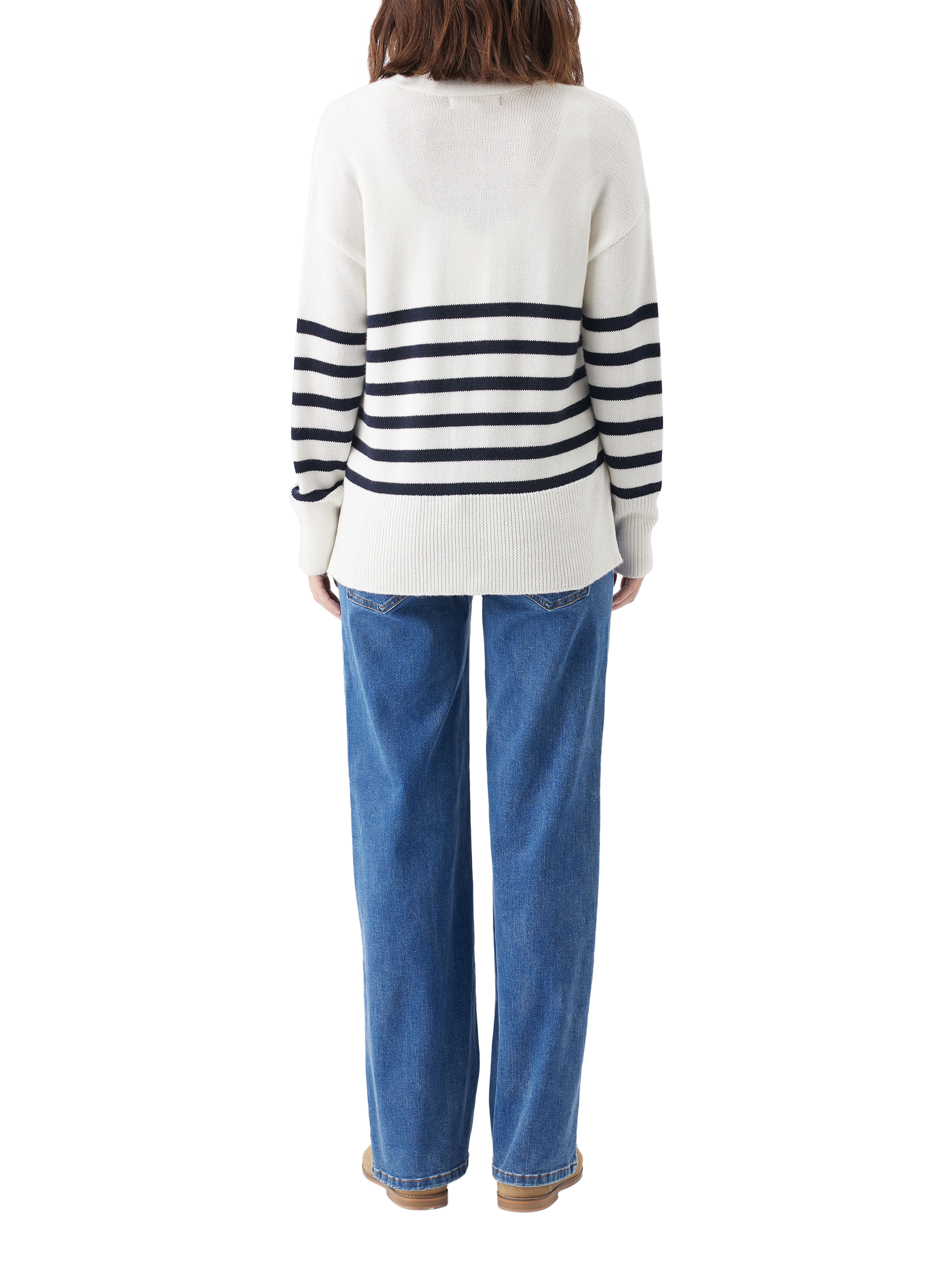 Product image 2 of 6, which shows Ripe Miller Over Bump Maternity Jeans, True Blue, XS