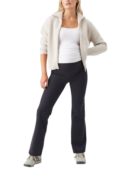 Ripe Tempo Flare Maternity Leggings, Black, Black