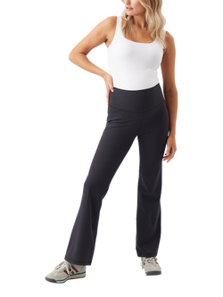 Ripe Tempo Flare Maternity Leggings, Black - view 2, Black