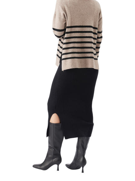 Ripe Dani Knit Maternity Skirt - view 2, Black