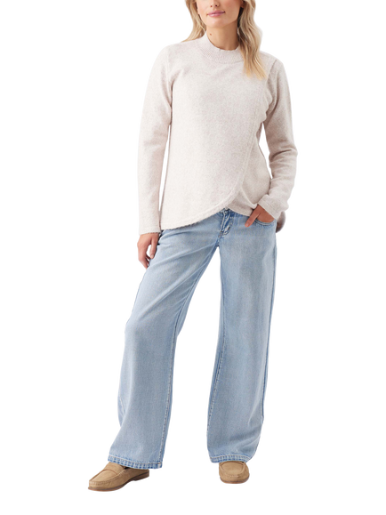 Ripe Addison Nursing Knit Jumper, Mink, Mink