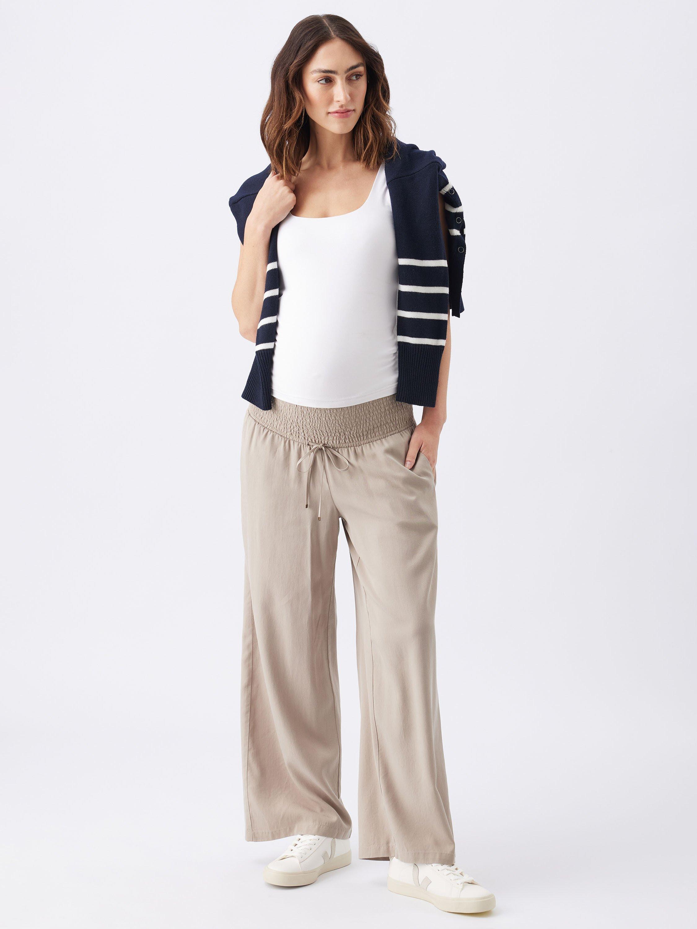 Product image 8 of 8, which shows Ripe Lori Stripe Nursing Knit Jumper, Navy/White, XS