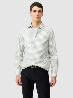 Rodd & Gunn Cotton Gingham Long Sleeve Collar Shirt, Sage
