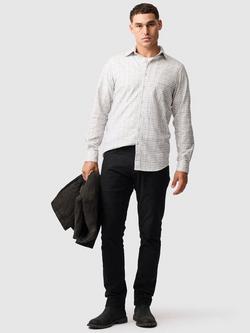 Rodd & Gunn Fox Street Check Cotton Corduroy Shirt - view 2, River