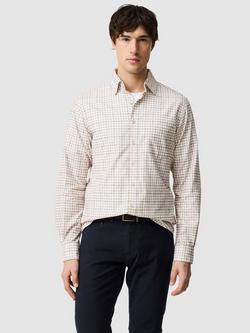 Rodd & Gunn Fox Street Check Cotton Corduroy Shirt, Wild Rose