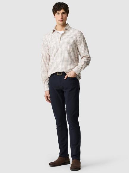 Rodd & Gunn Fox Street Check Cotton Corduroy Shirt - view 2, Wild Rose