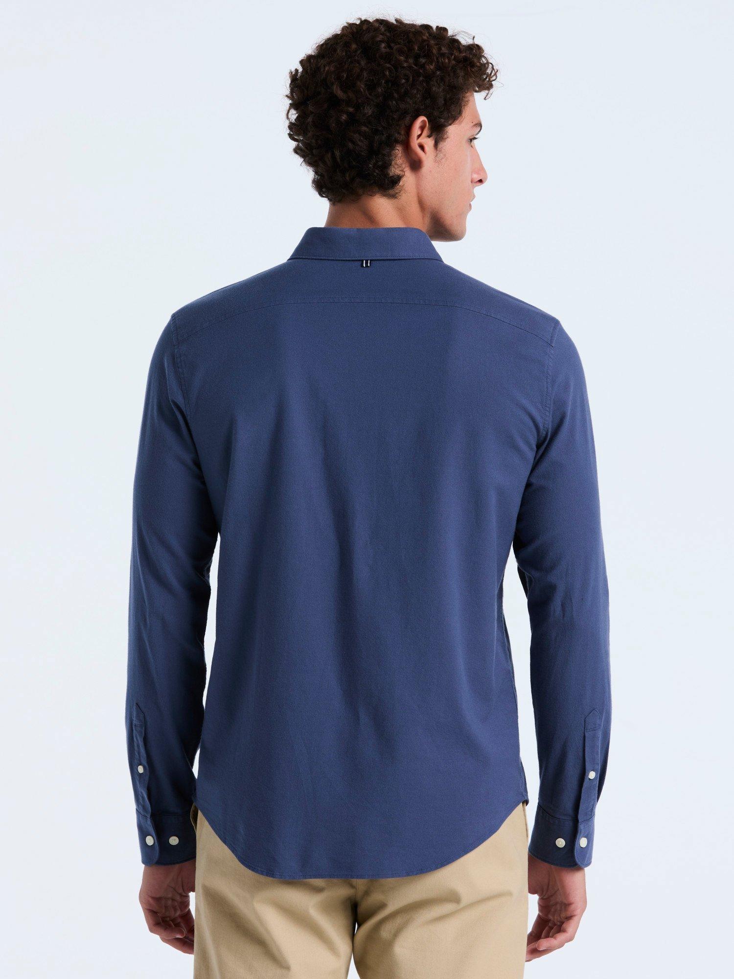 Product image 5 of 5, which shows Original Penguin Cotton Blend Oxford Shirt, Sargasso Sea, L