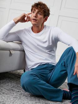 British Boxers Cotton Jersey Long Sleeve T-Shirt - view 2, Optic White