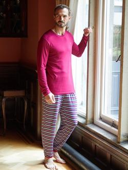 British Boxers Bamboo Blend Pyjama Set - view 2, Forest Berry