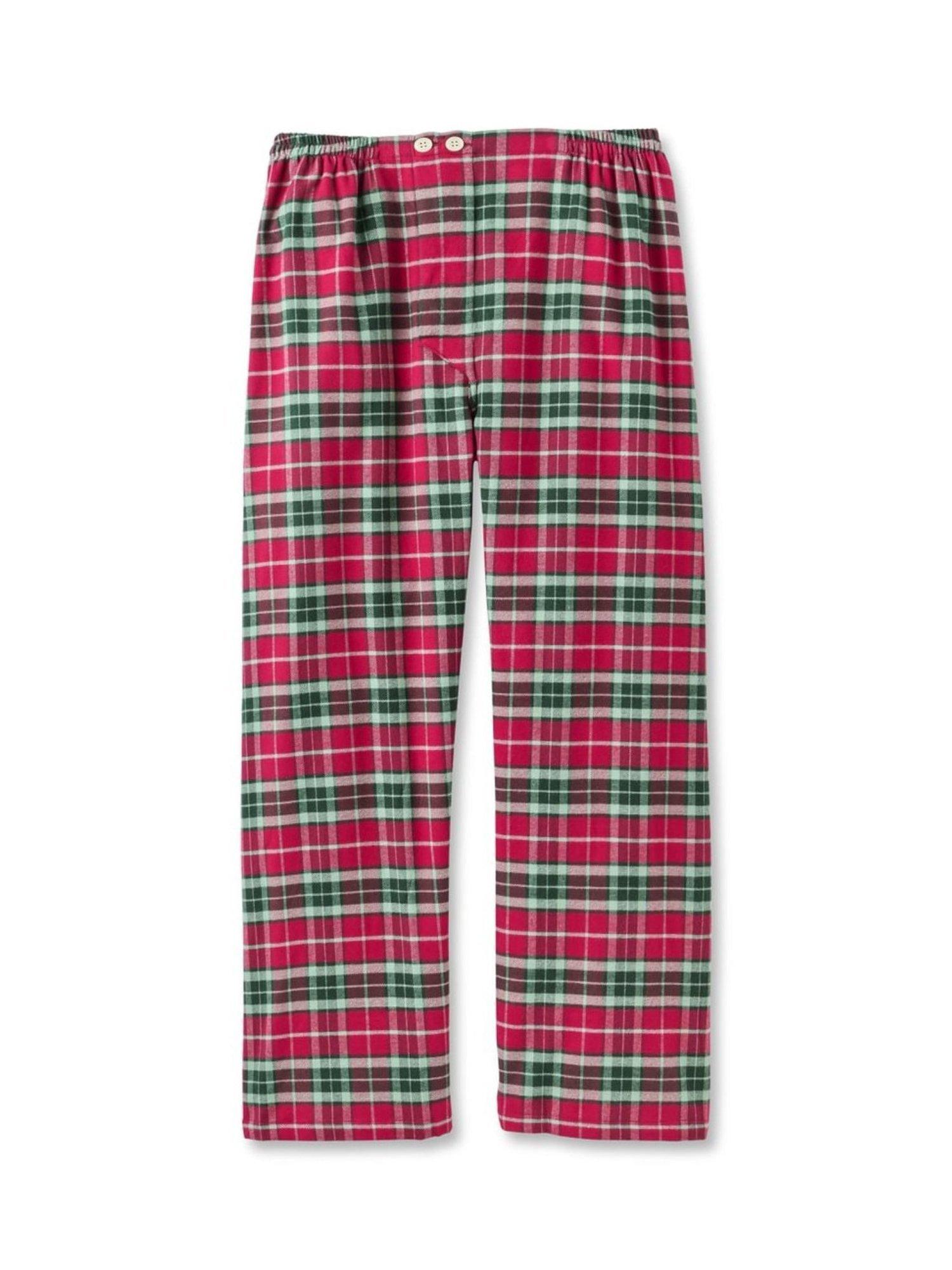 Product image 2 of 4, which shows British Boxers Tartan Brushed Cotton Pyjamas, Gaia, S