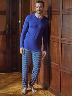 British Boxers Bamboo Blend Pyjama Set, Orange Squash