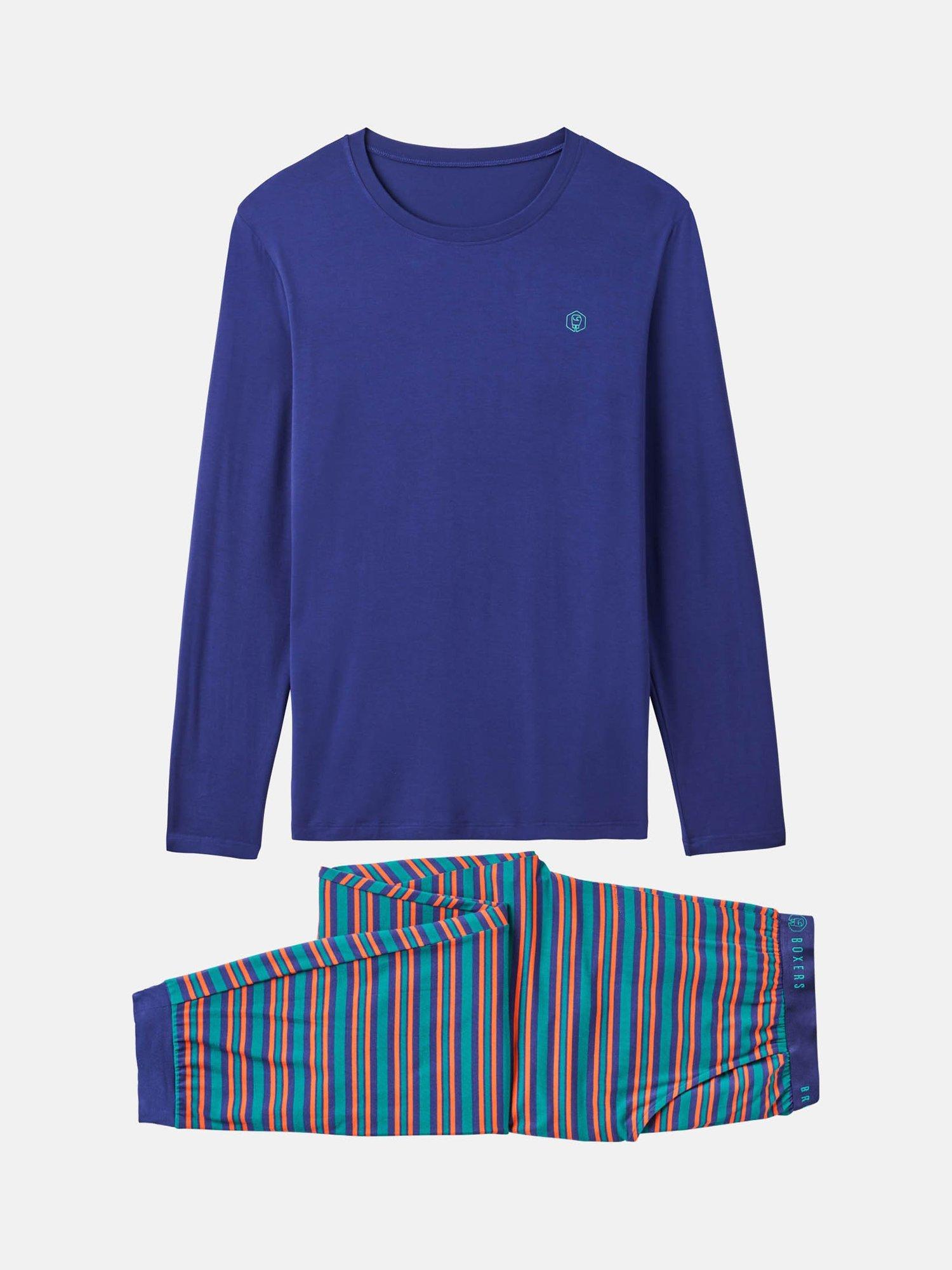 Product image 5 of 6, which shows British Boxers Bamboo Blend Pyjama Set, Orange Squash, S