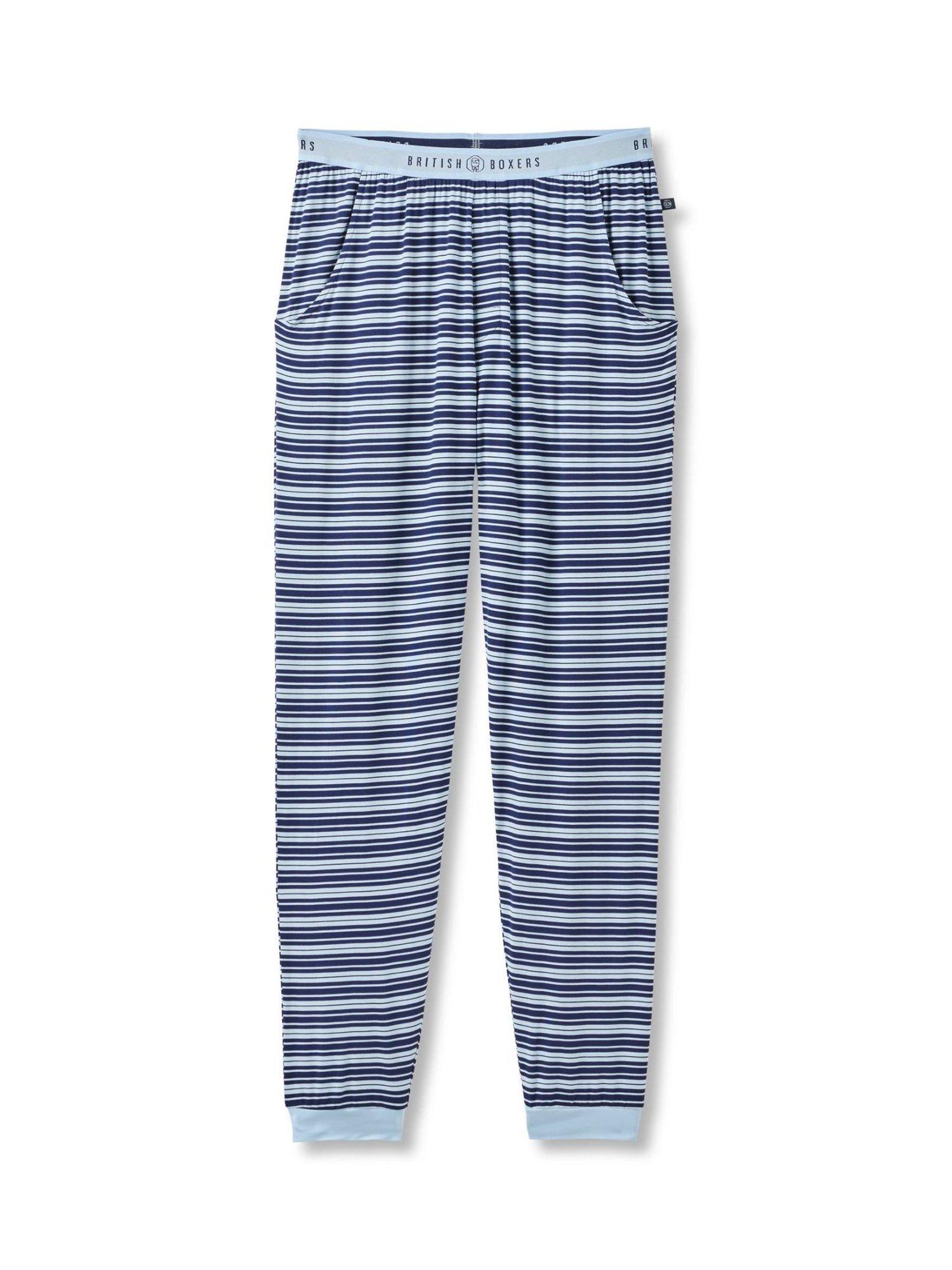 Product image 6 of 6, which shows British Boxers Bamboo Blend Pyjama Set, Skyline, S