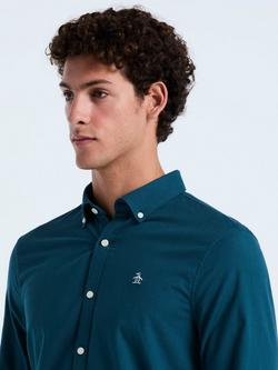 Original Penguin Cotton Blend Oxford Shirt - view 2, Reflecting Pond