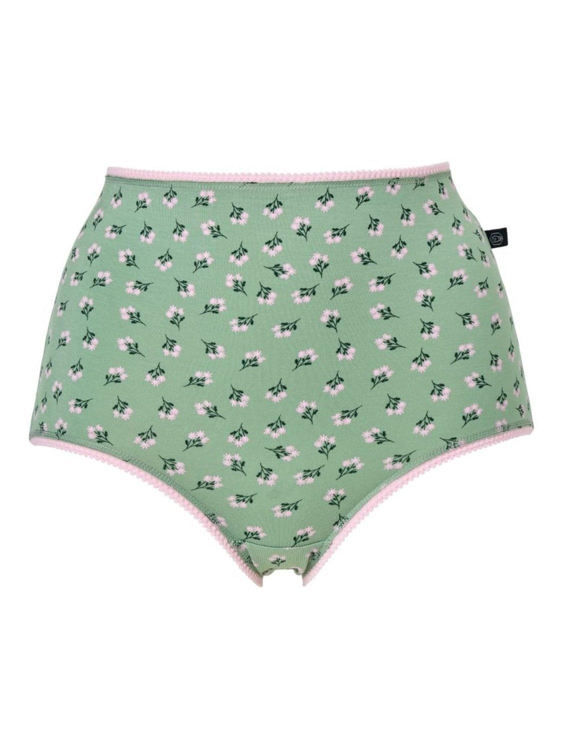 Product image 4 of 5, which shows British Boxers Bamboo Full Briefs, Pack of 4, Juniper, XS