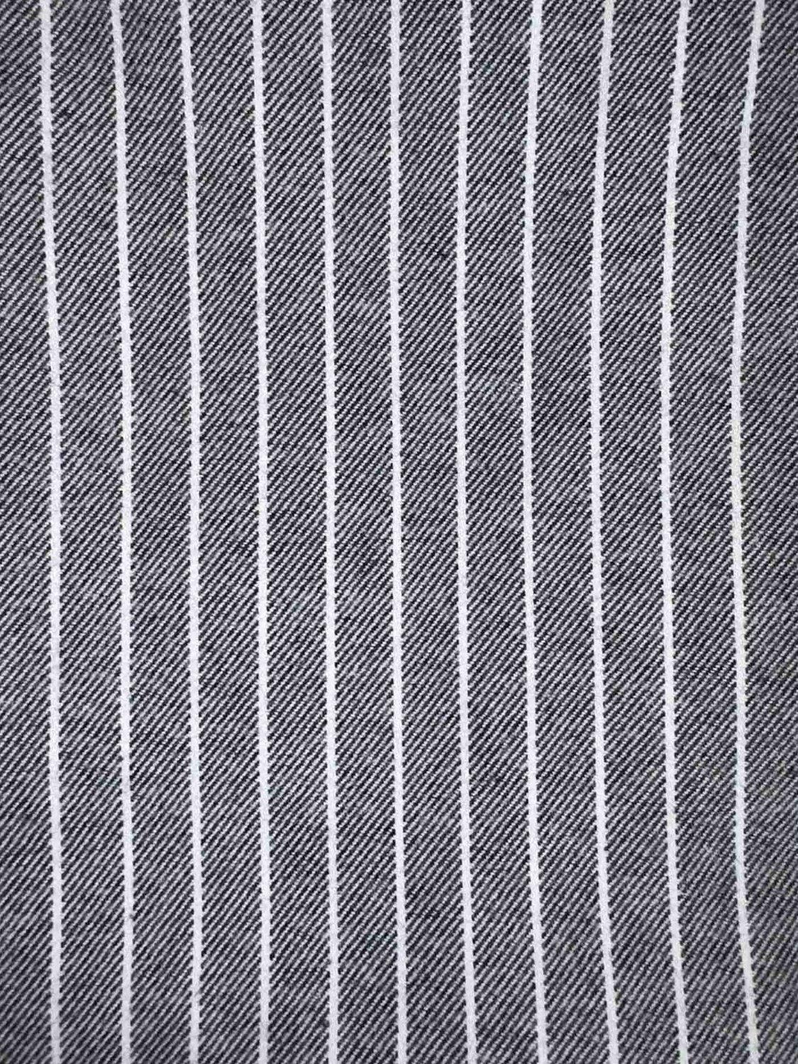 Product image 4 of 4, which shows British Boxers Stripe Brushed Cotton Nightshirt, Chalk, XS