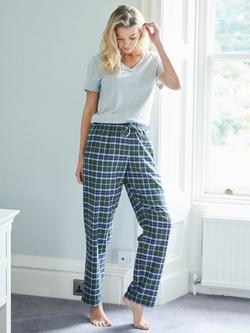 British Boxers Tartan Brushed Cotton Pyjama Trousers - view 2, Jura