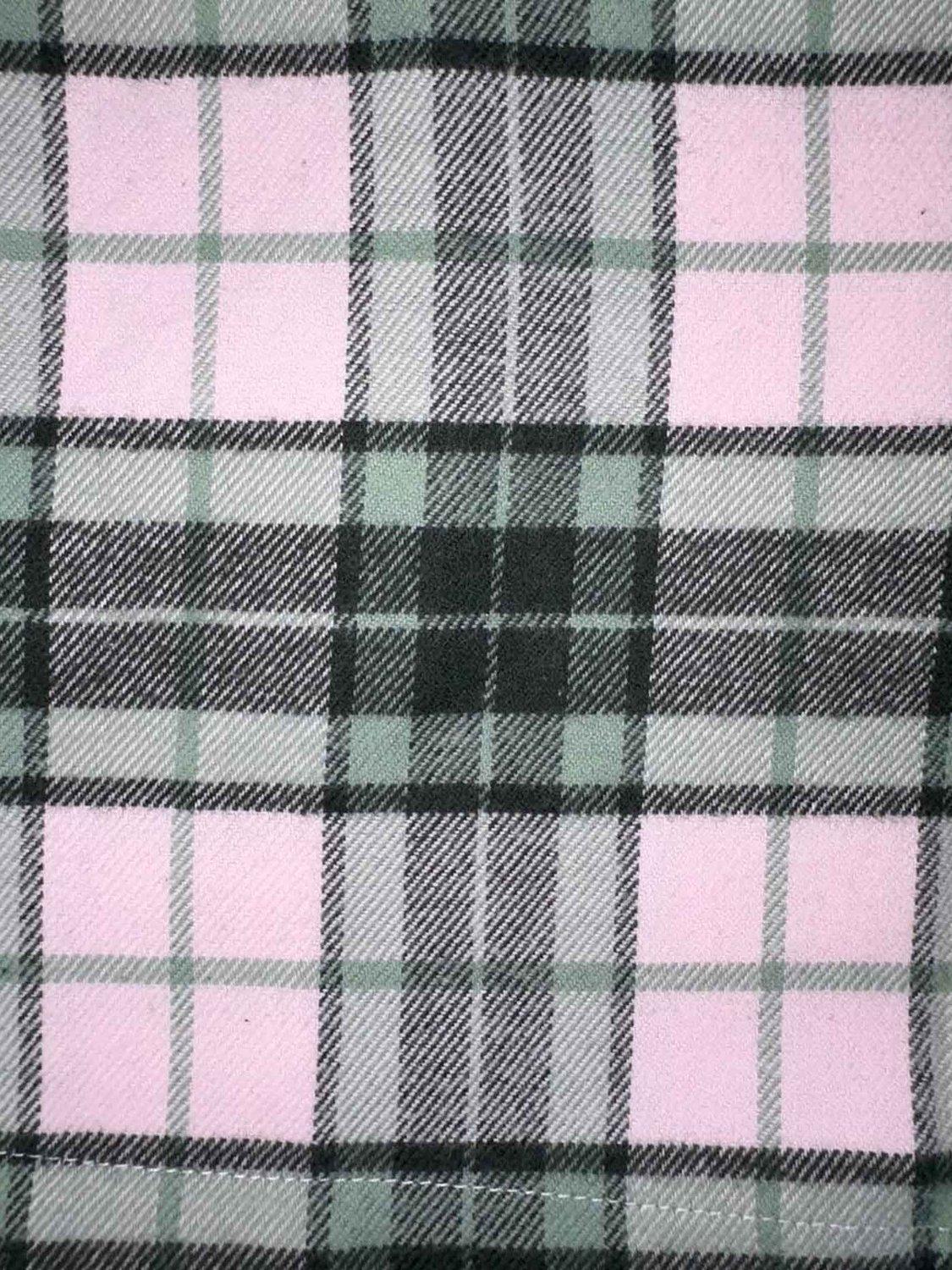 Product image 4 of 4, which shows British Boxers Tartan Brushed Cotton Pyjama Set, Burnet Rose, M