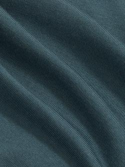 Reiss Trafford Knitted Wool Long Sleeve Polo Top - view 2, Orion Blue