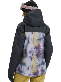 Roxy Jetty Block Technical Snow Jacket, Frost Grey Pine - view 2, Frost Grey Pine