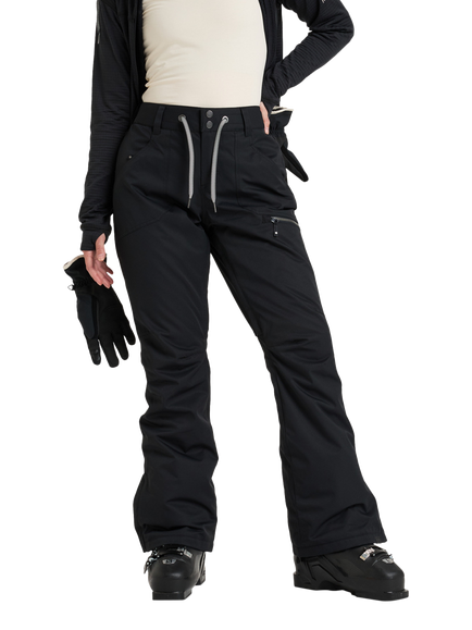 Roxy Nadia Women's Technical Ski Pants, True Black, True Black