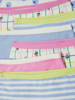 John Lewis Kids' Fruit Shorty Knickers, Pack of 7, Multi - view 2, Multi