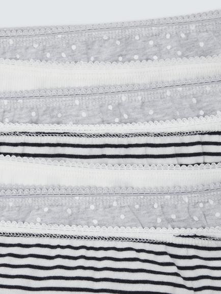 John Lewis Kids' Neutral Knickers, Pack of 7, Multi - view 2, Multi