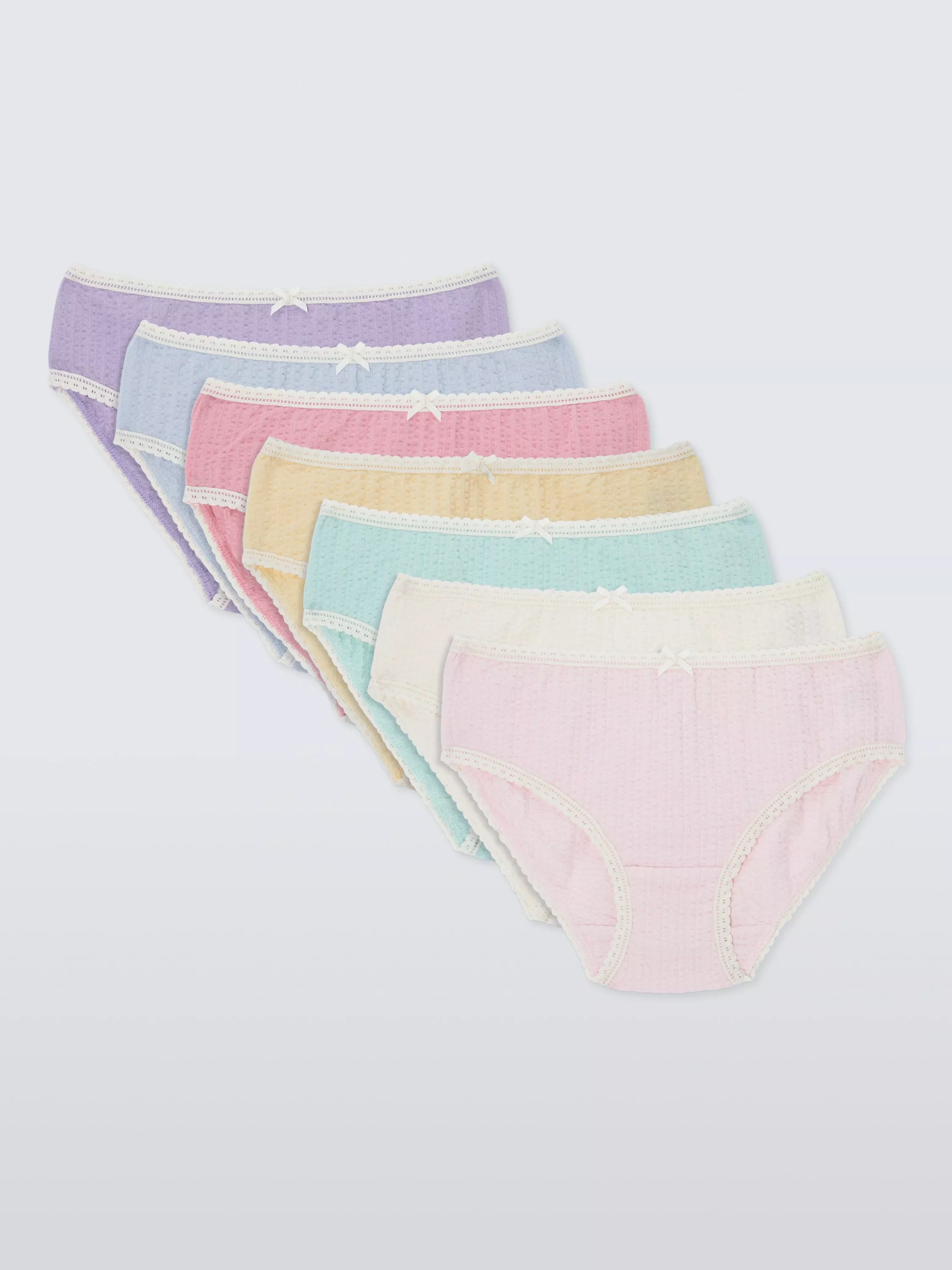 multipack of colourful knickers for girls