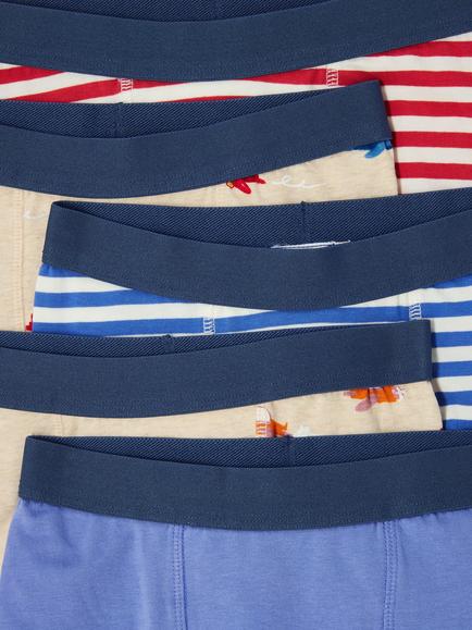 John Lewis Kids' Plane Trunks, Pack of 5, Multi - view 2, Multi