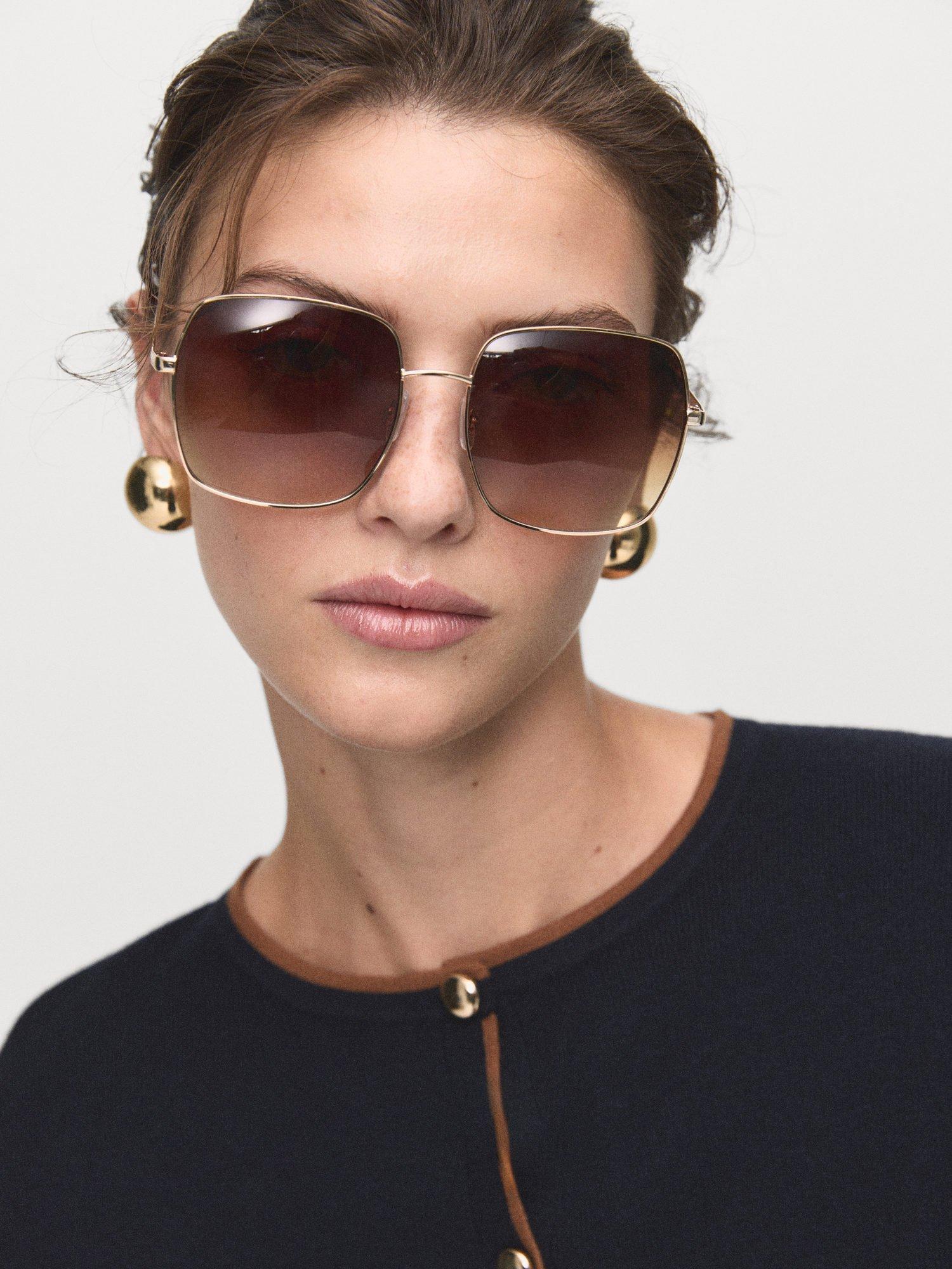 Product image 6 of 8, which shows Mango Lucca Colour Contrast Cardigan, Navy, XS