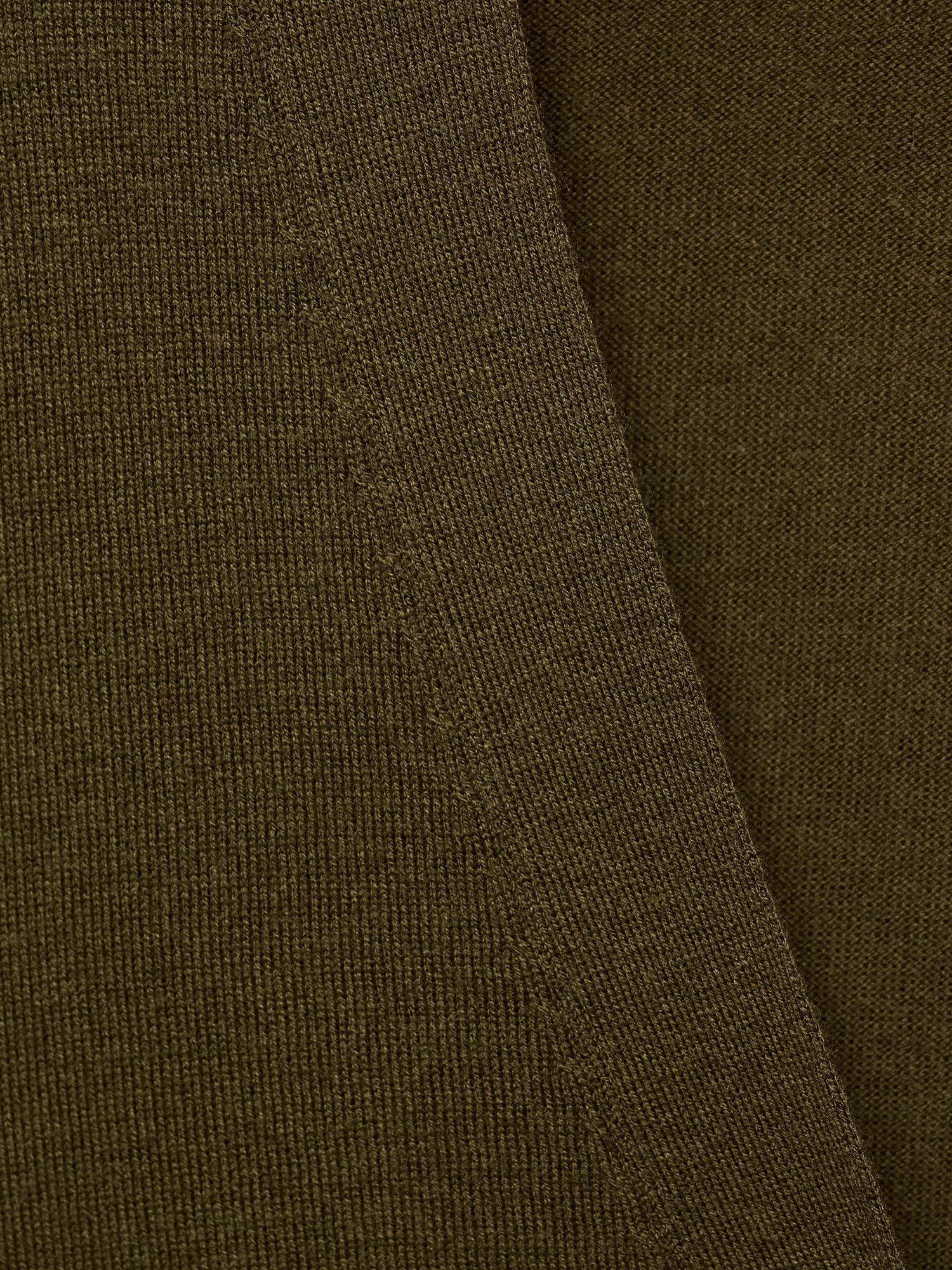 Product image 5 of 9, which shows Mango Lucca V-Neck Cardigan, Khaki, XXS