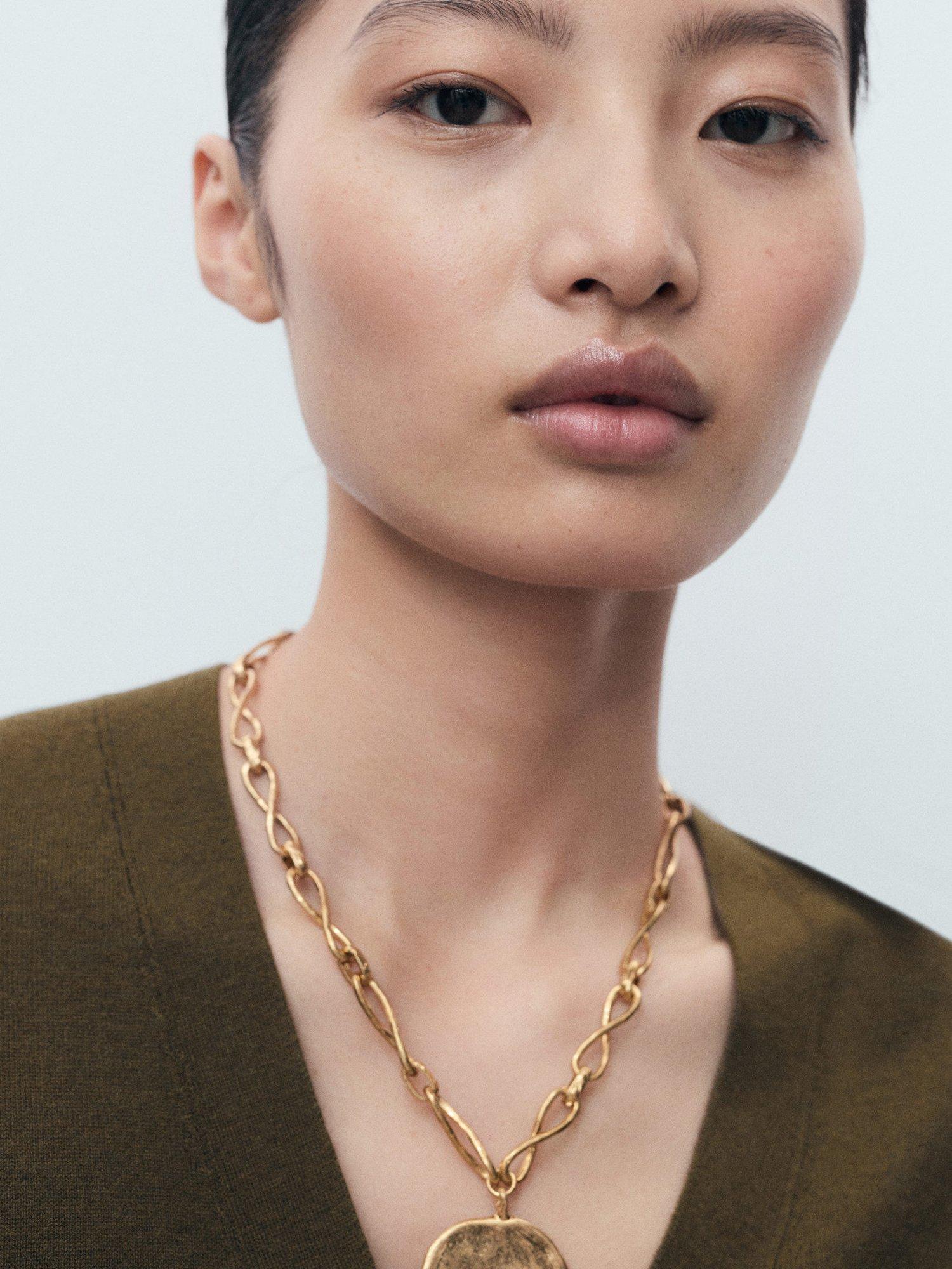 Product image 6 of 9, which shows Mango Lucca V-Neck Cardigan, Khaki, XXS