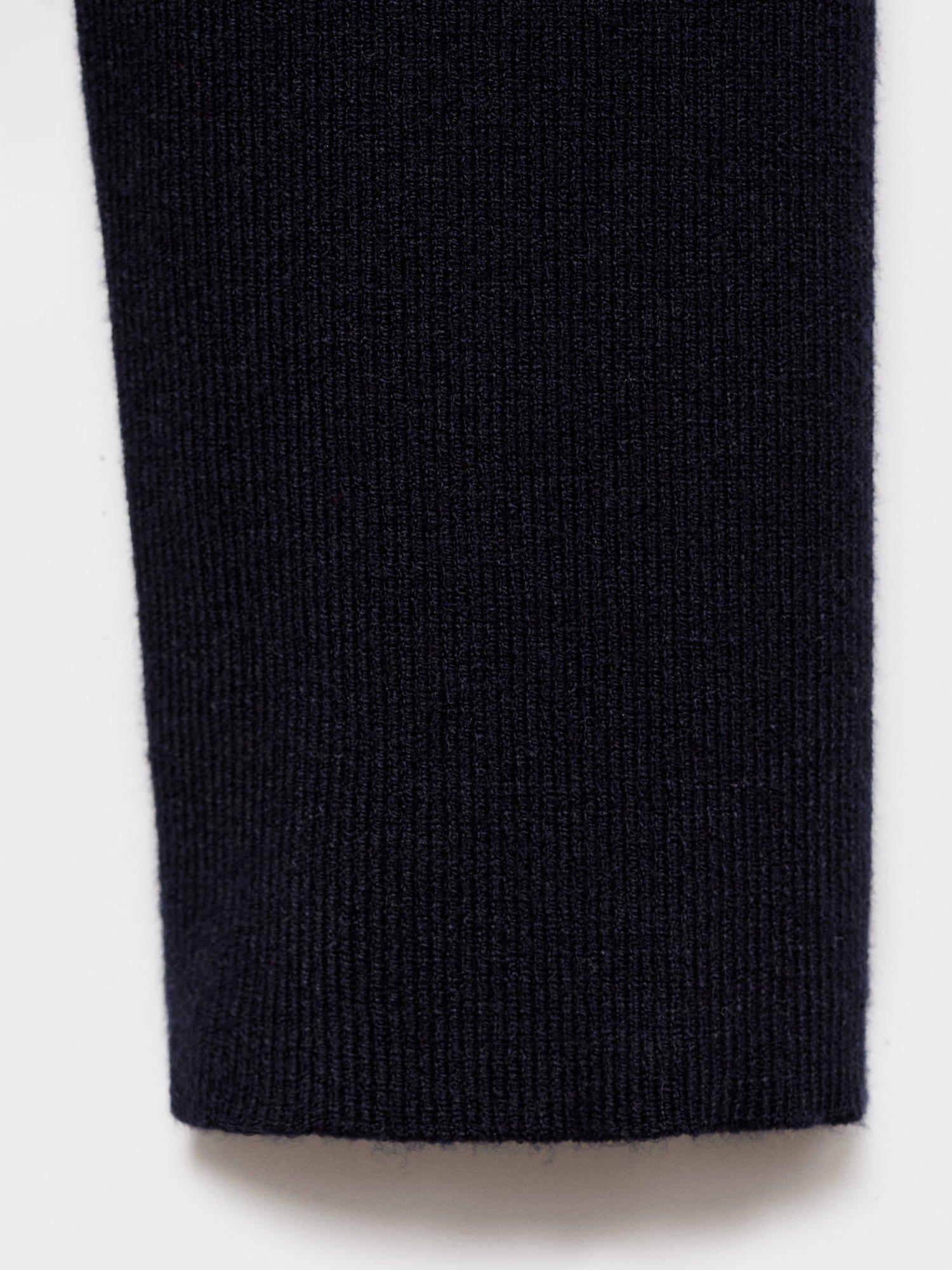 Product image 5 of 8, which shows Mango Mari V-Neck Collar Jumper, Navy, XXXL