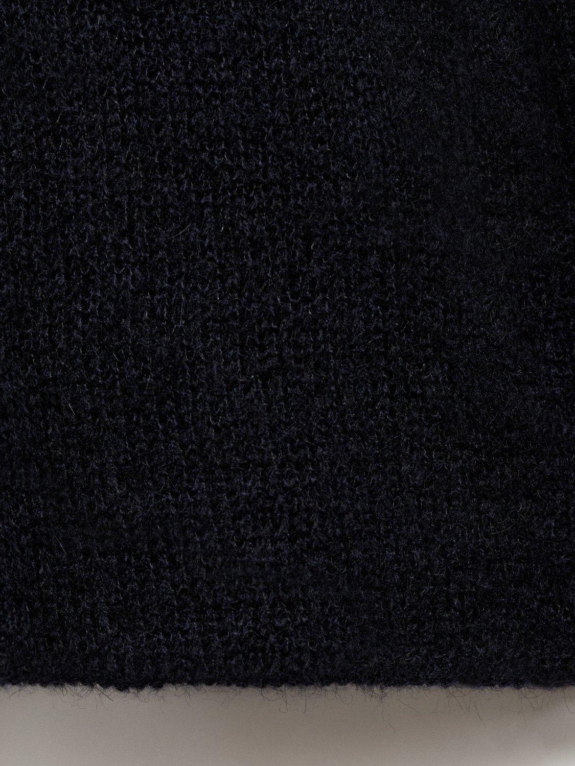 Product image 8 of 8, which shows Mango Pili Fine Knit Jumper, Navy, M
