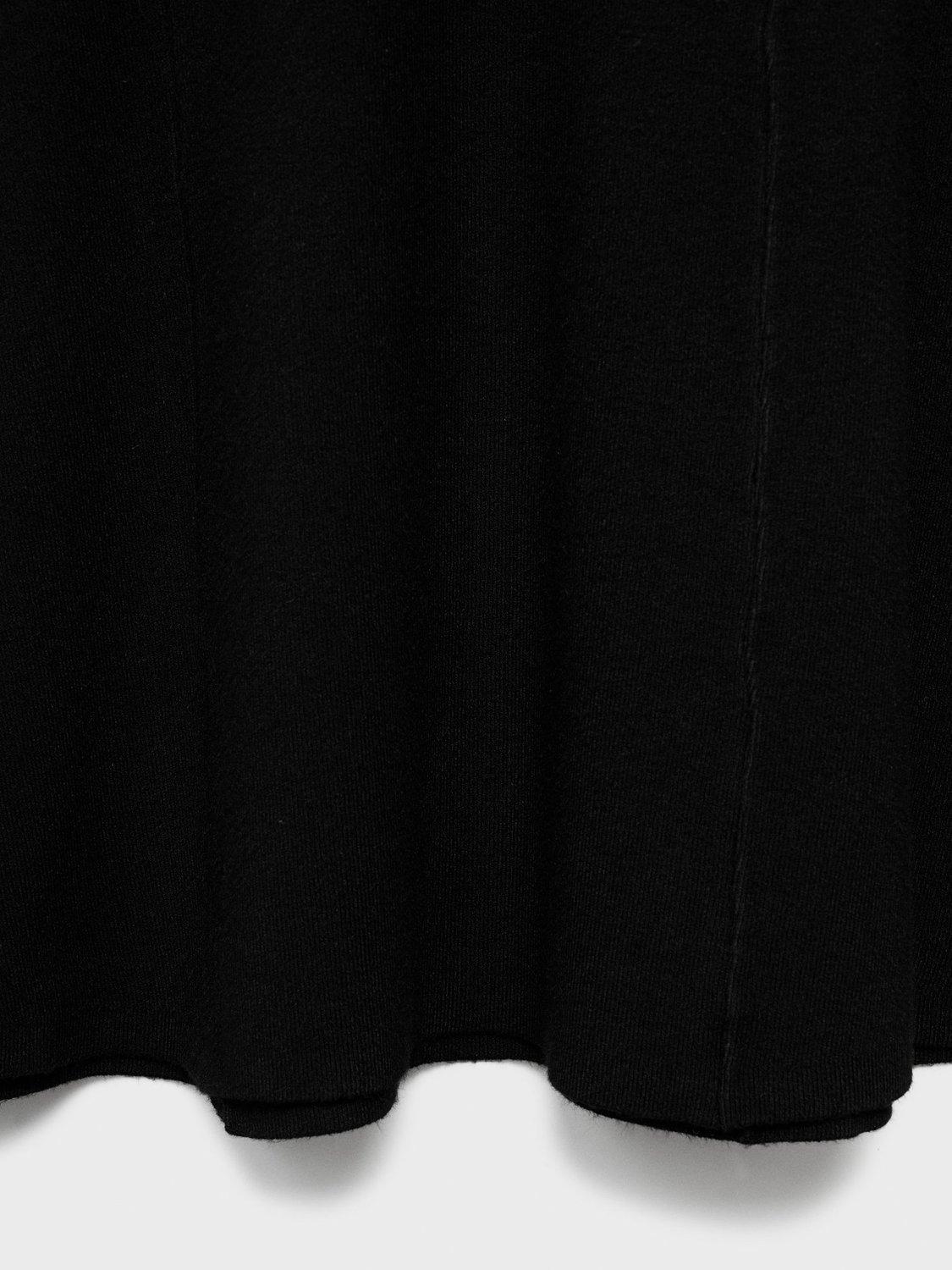 Product image 5 of 7, which shows Mango Domino Jumper Mini Dress, Black, 8